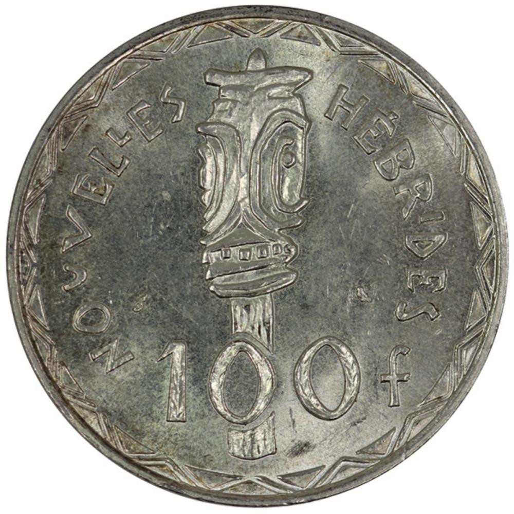 New Hebrides. 1966 Silver (... image