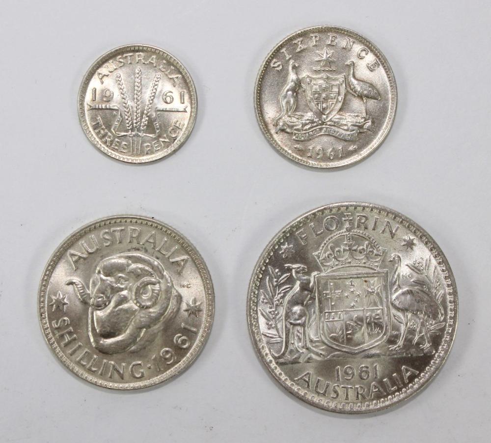 Australia 1961 Silver (500)... image