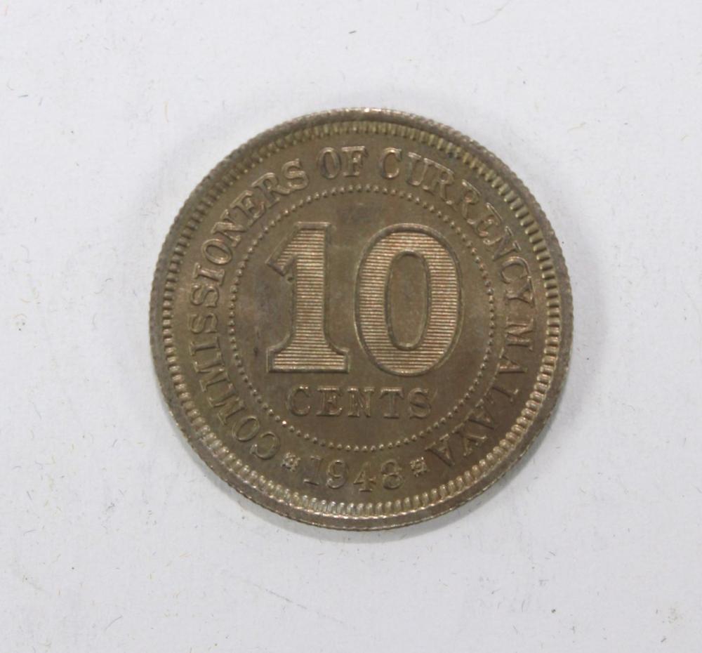 Malaya 1948 Cu-Ni 10 Cents,... image