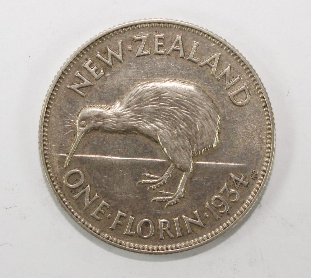 New Zealand 1934 Silver (50... image