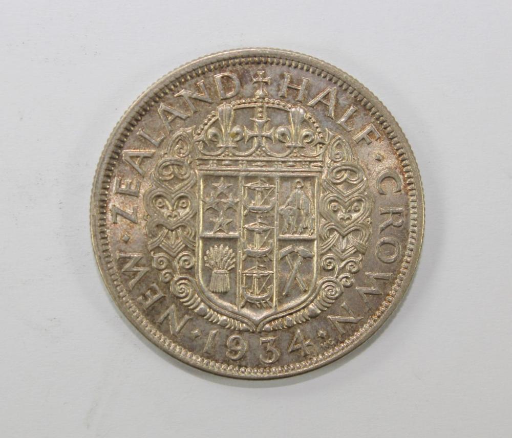 New Zealand 1934 Silver (50... image