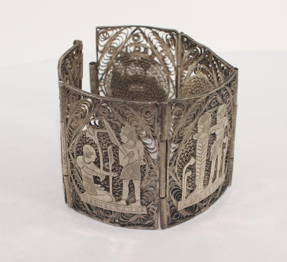 Egyptian-style Panel Bracel... image