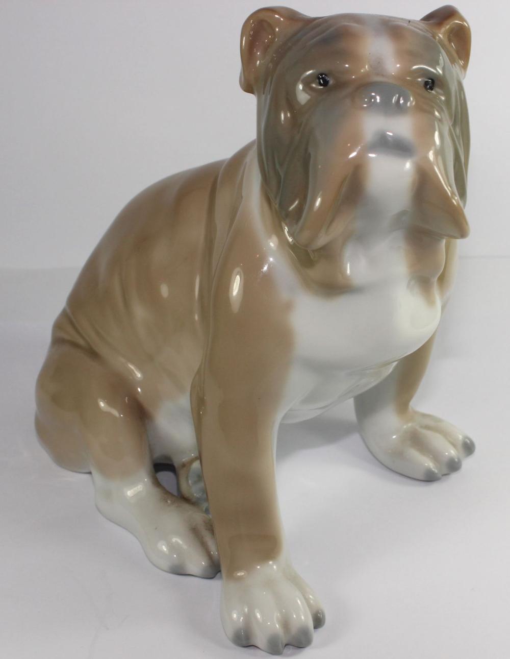 Porcelain Bulldog Figurine image