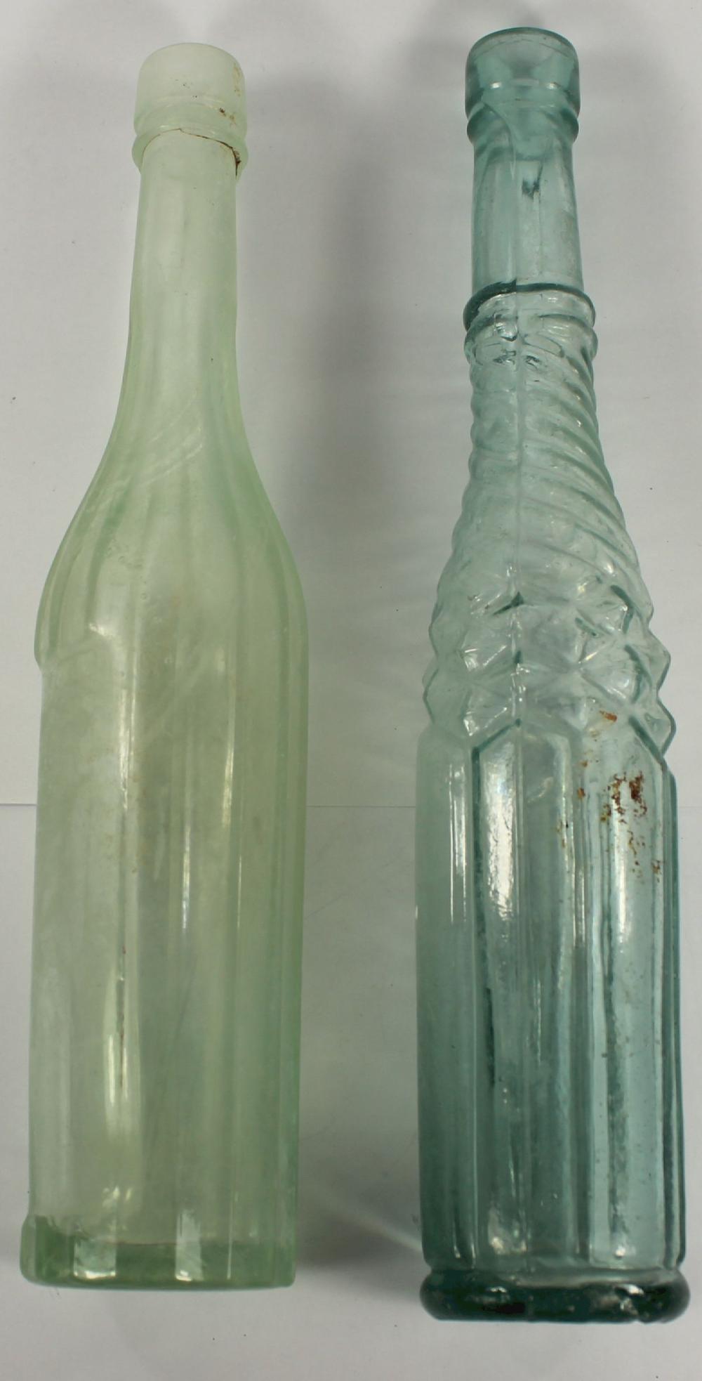 Vintage Oil Bottles in Gree... image