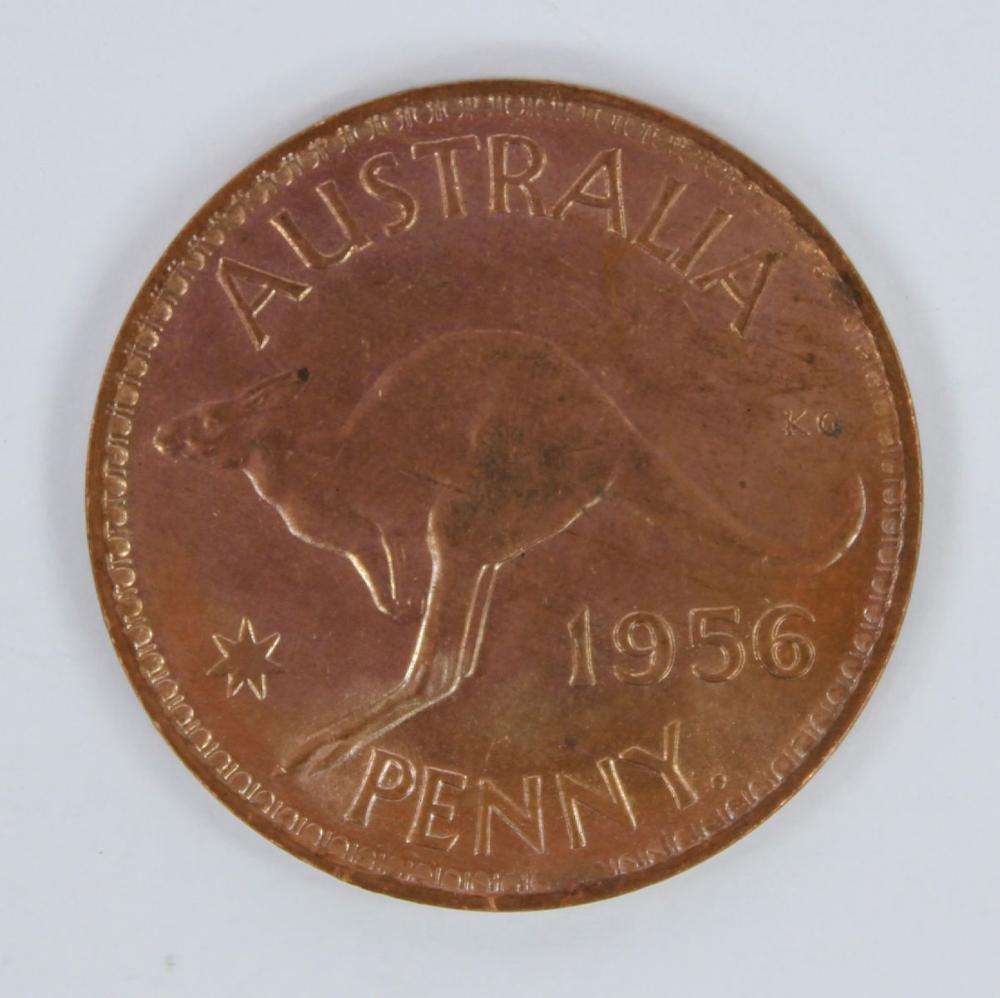 Australia 1956 Y. (P) Penny... image