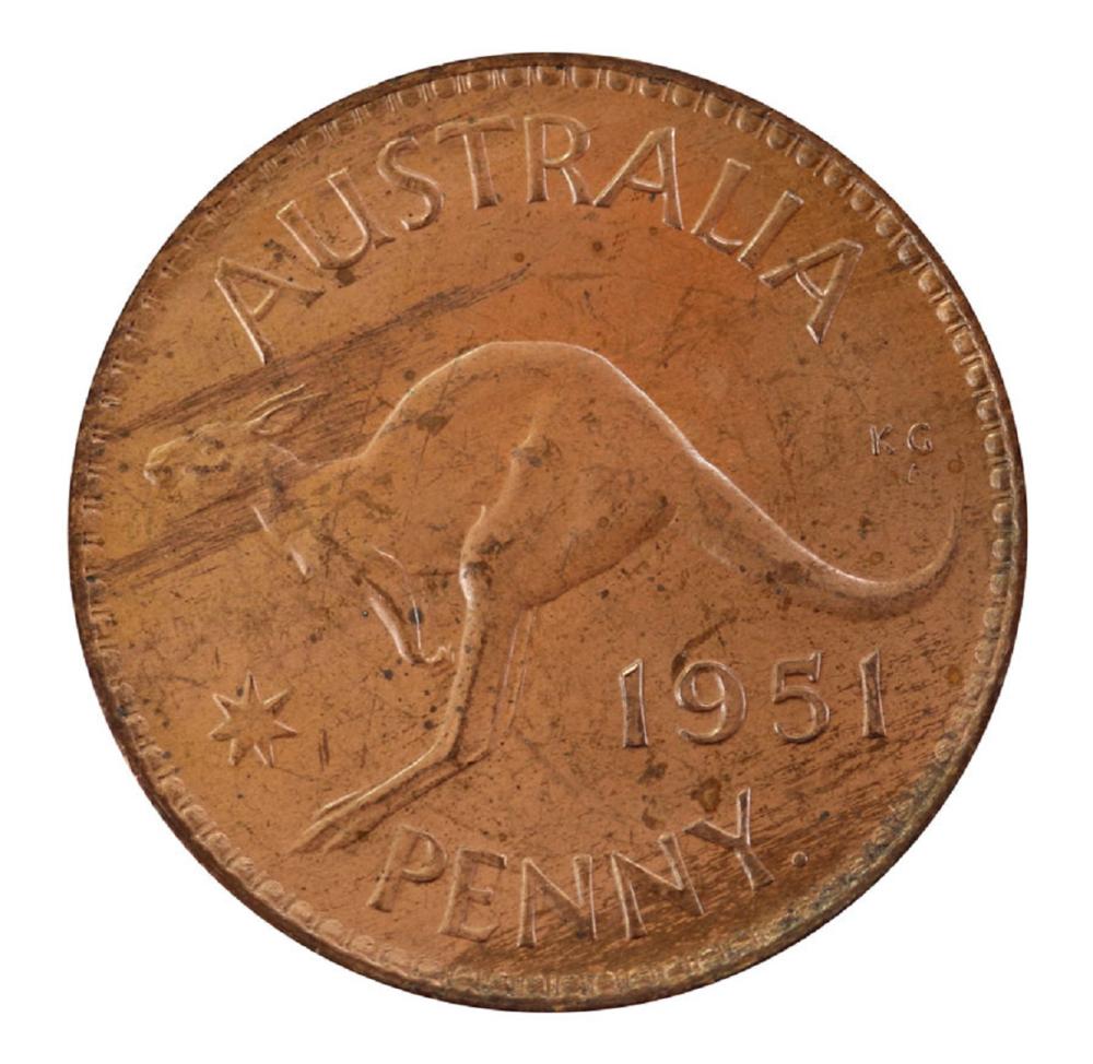 Australia 1951 Y. (P) Penny... image