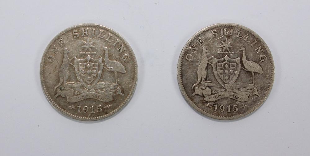 Australia 1915 (L) & 1915 H... image