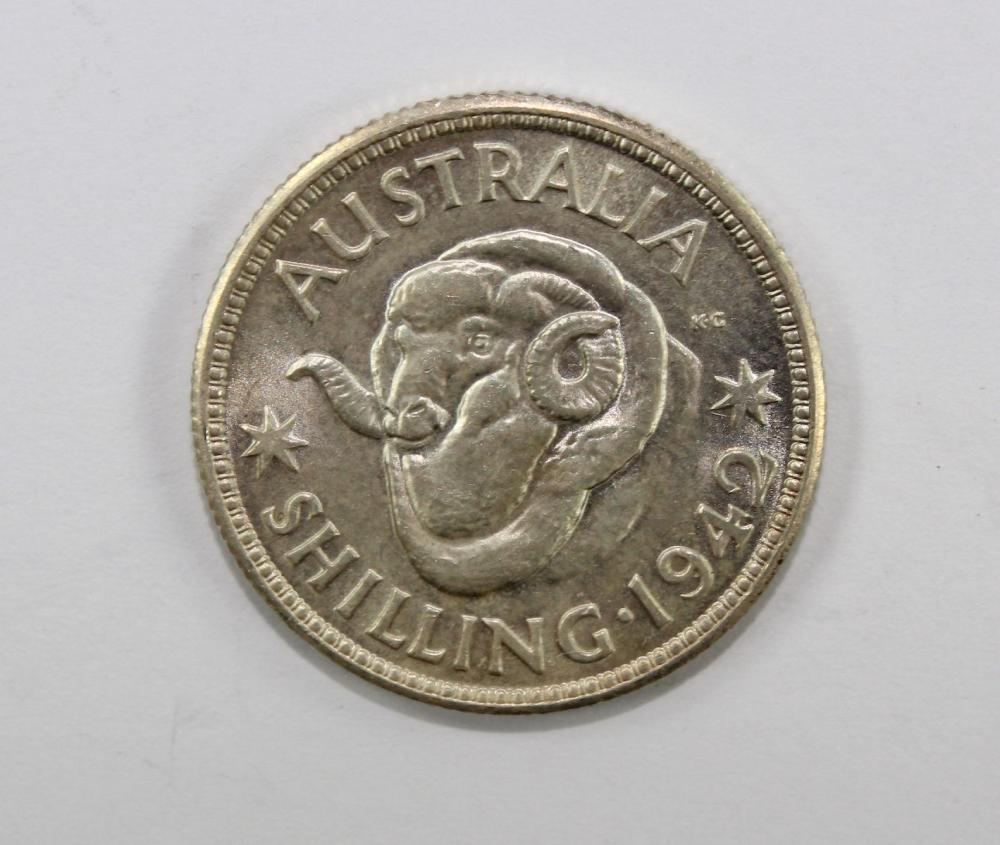 Australia 1942 Shilling, Ch... image