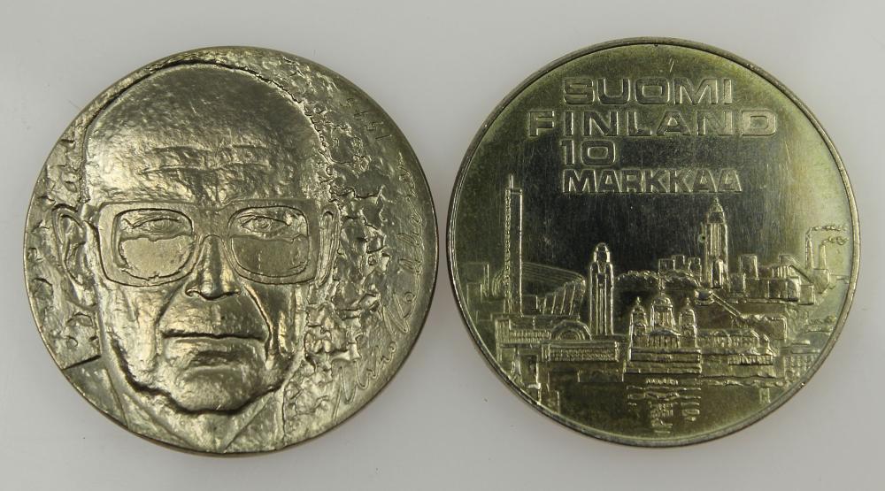 Finland 1971 & 1975 Silver ... image