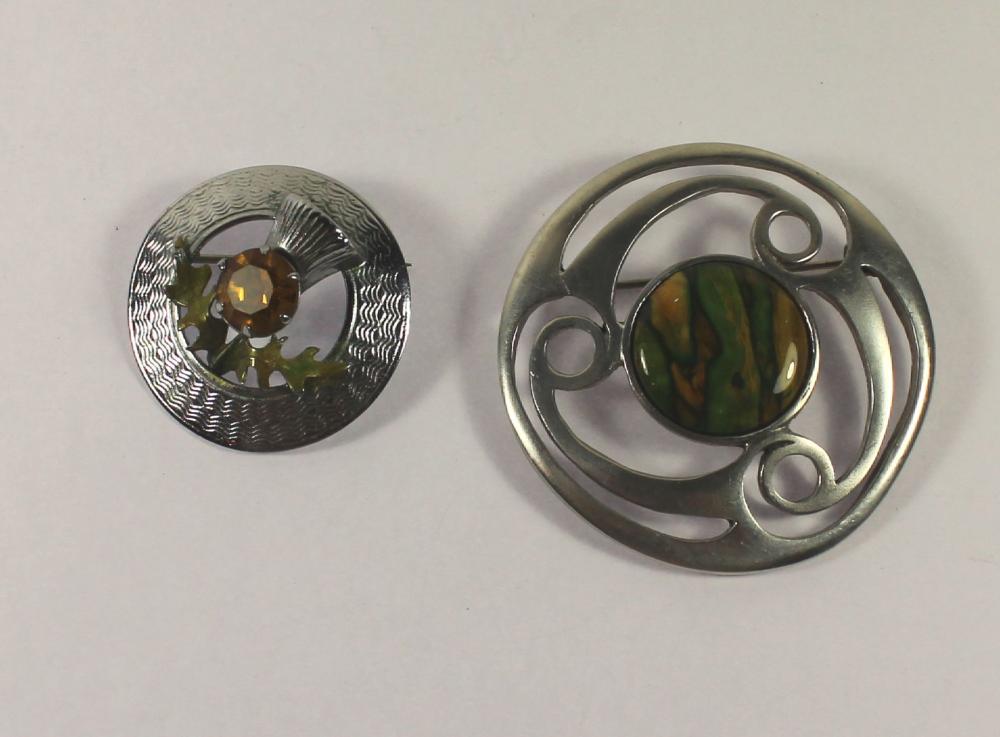 Circular Costume Brooches (... image