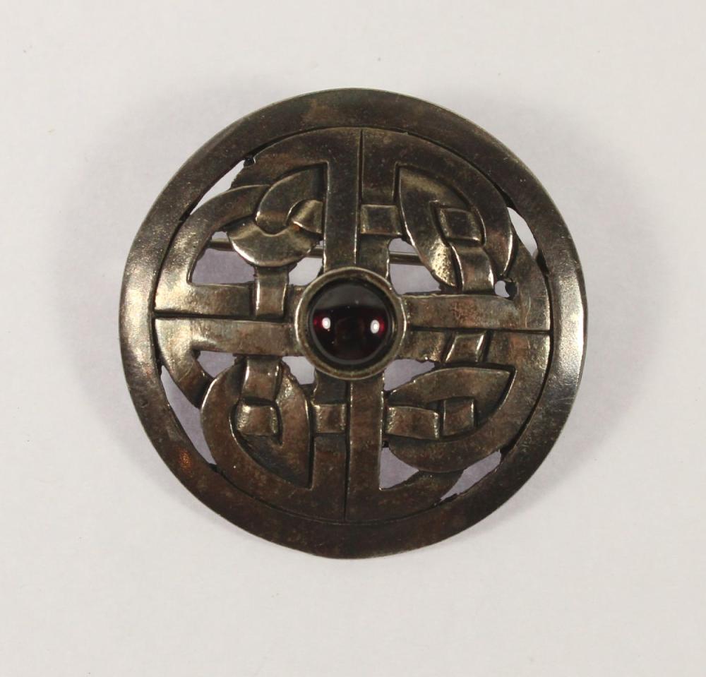 Celtic-style Button Brooch ... image