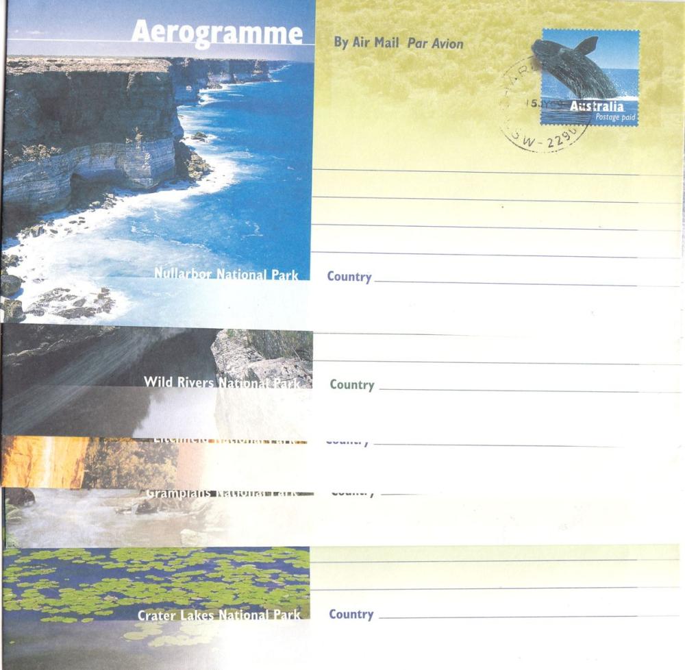 Australia 1999 'Aerogrammes... image