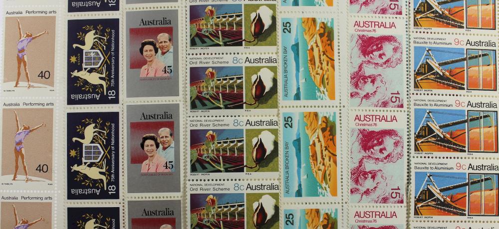 Australia 1970's Stamp Gutt... image