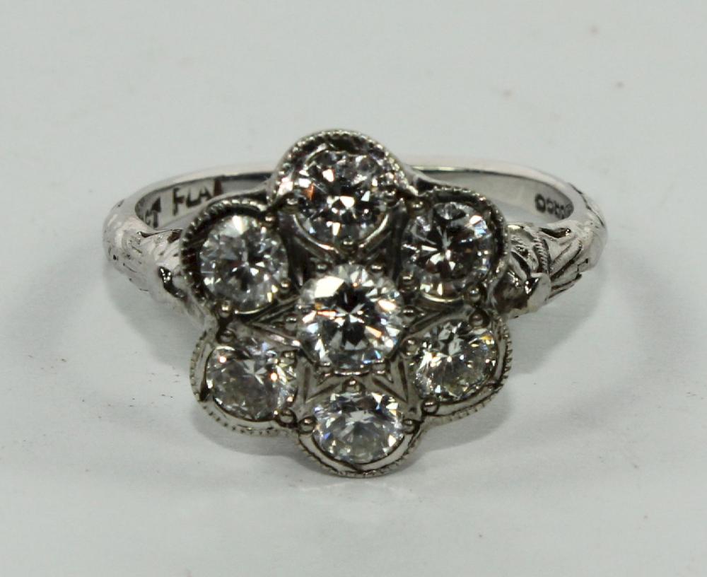 Vintage Old-cut Diamond Clu... image