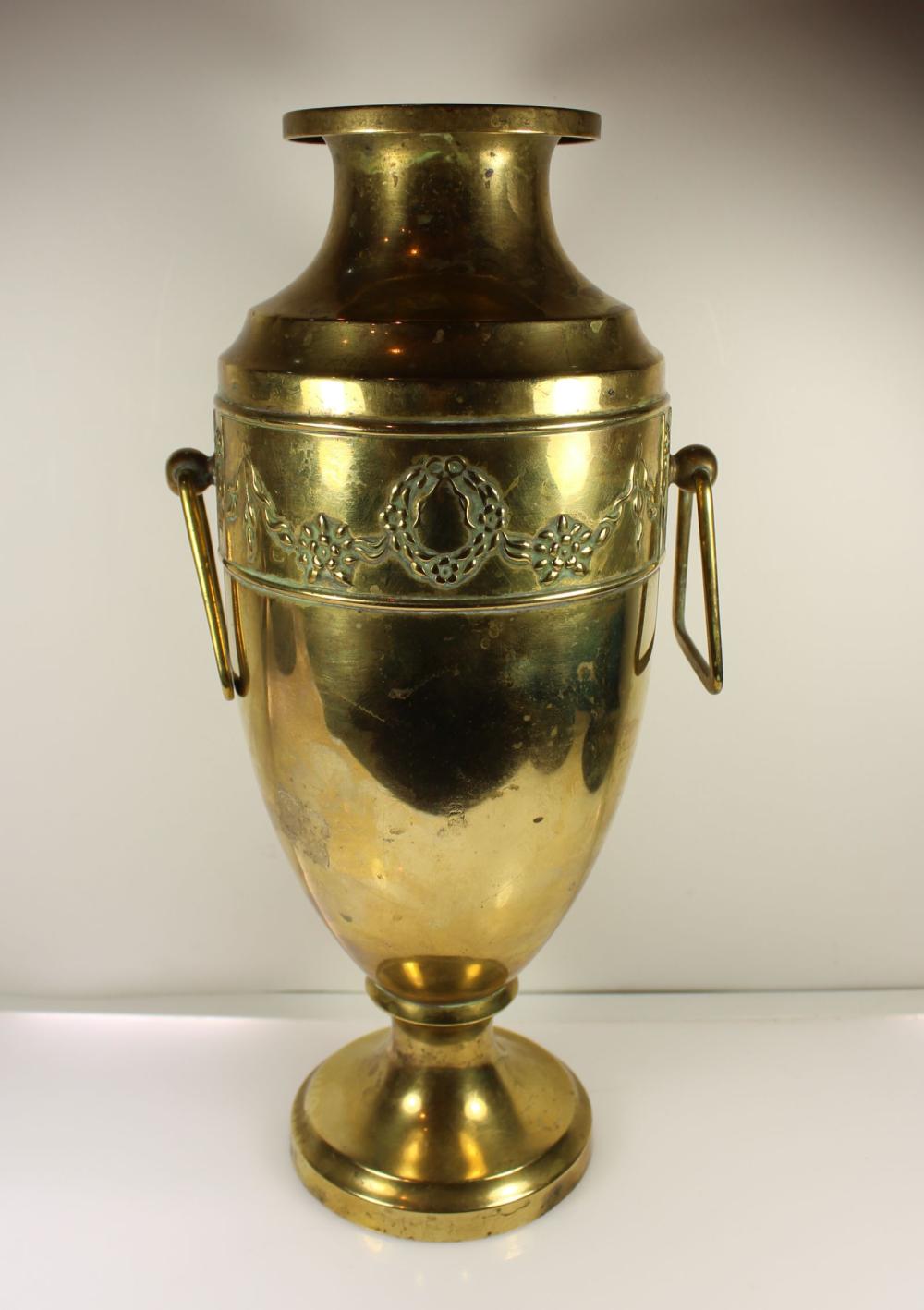 Grecian-style Brass Urn wit... image