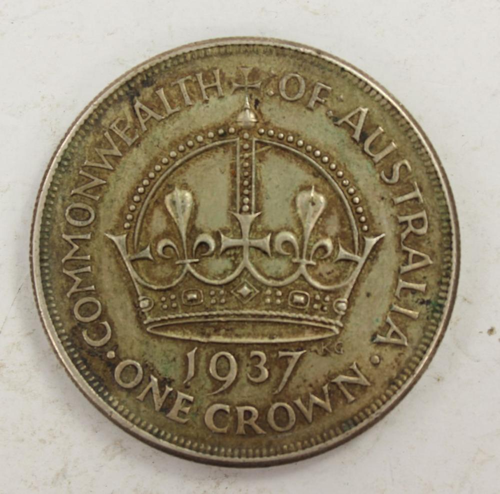 Australia 1937 Crown, good ... image