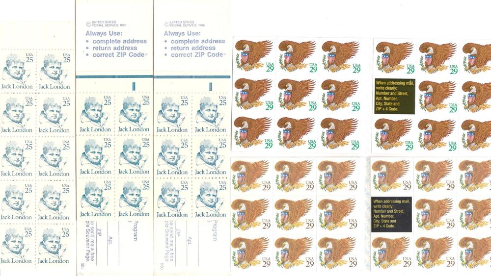 USA Stamp Booklets c.1990's... image