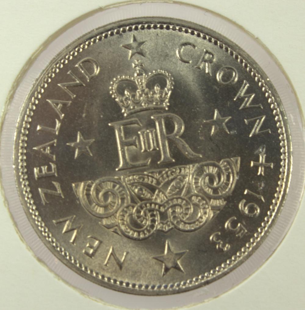 New Zealand 1953 Crown, Bri... image