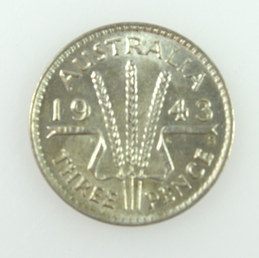 Australia 1943 S Threepence... image