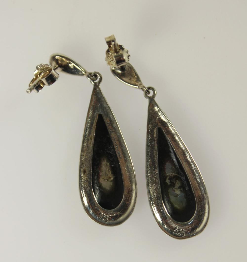 Paua Shell & Marcasite Earr... image