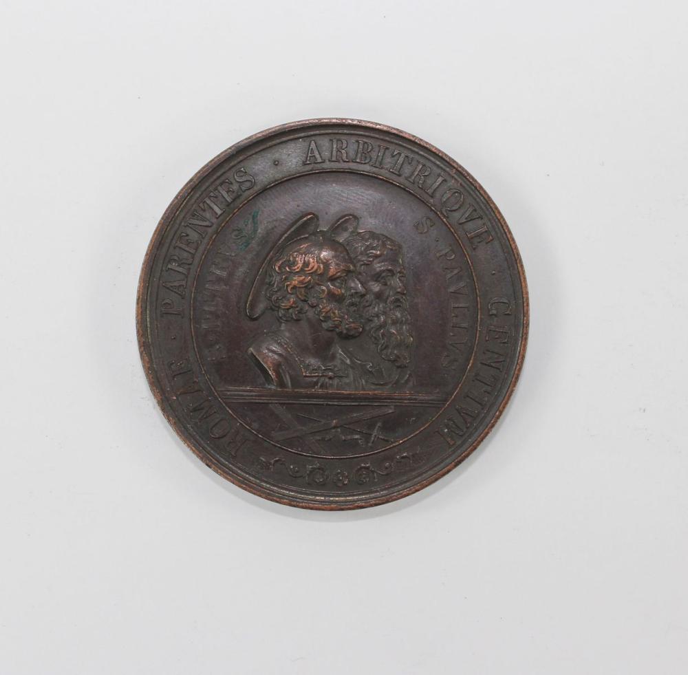 Papal States 1867 Bronze Me... image