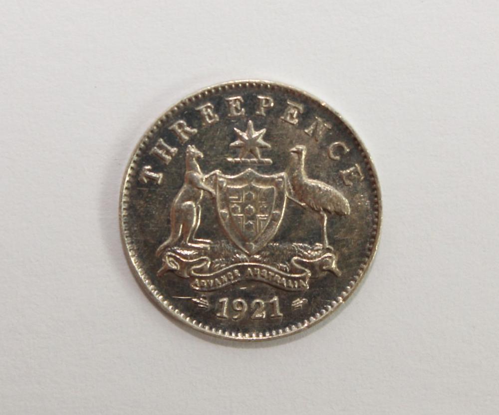 Australia 1921 (M) Threepen... image