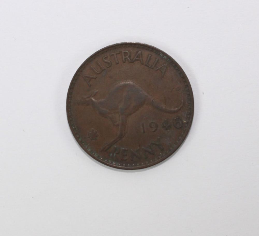 Australia 1946 Penny, about... image