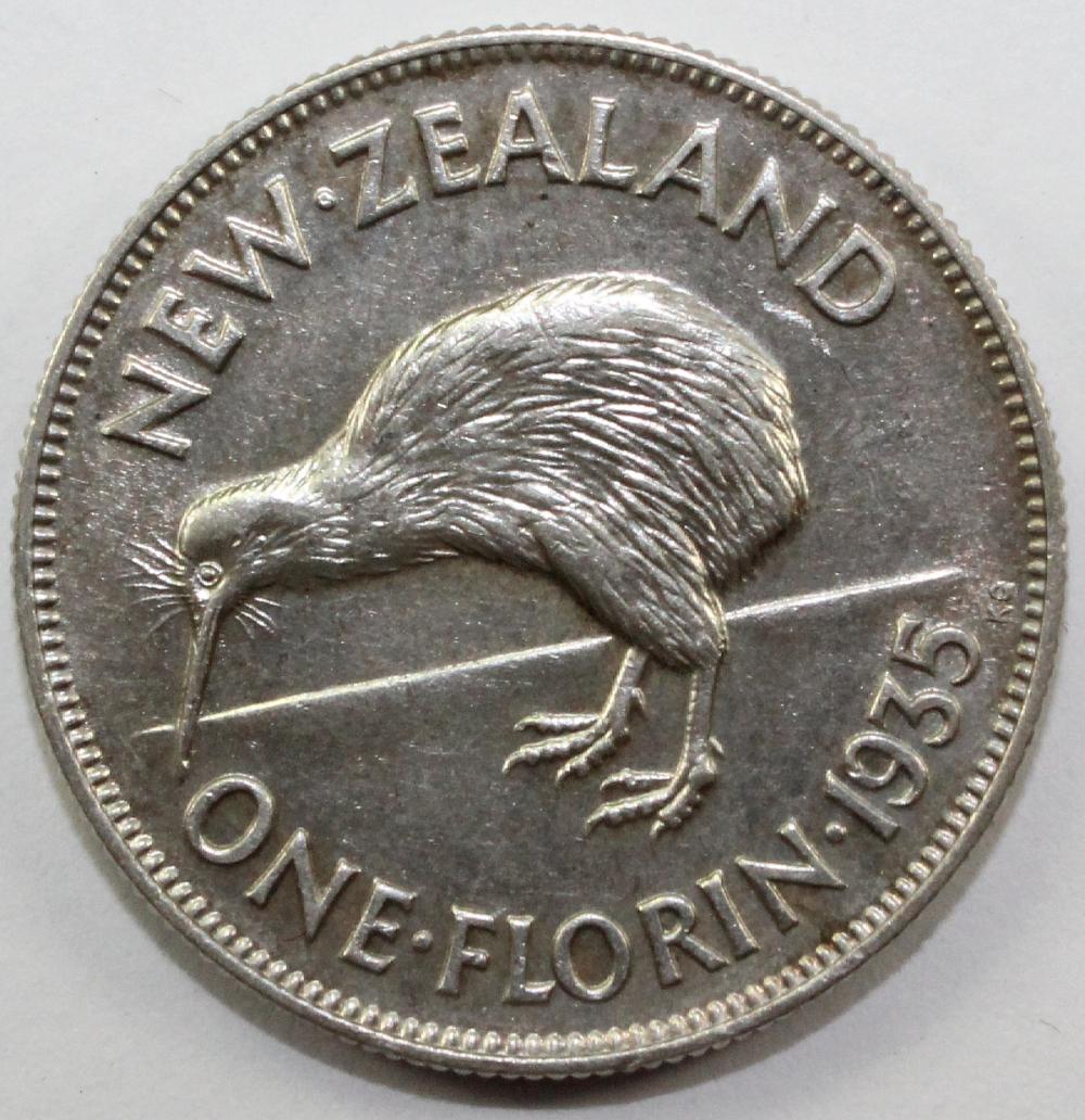 New Zealand 1935 Silver (50... image