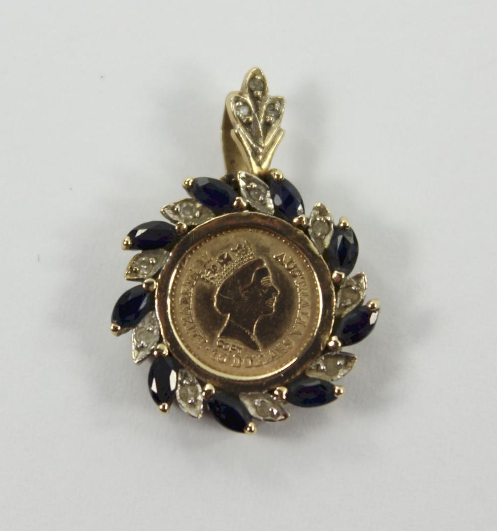 Replica Coin Pendant in 9ct... image