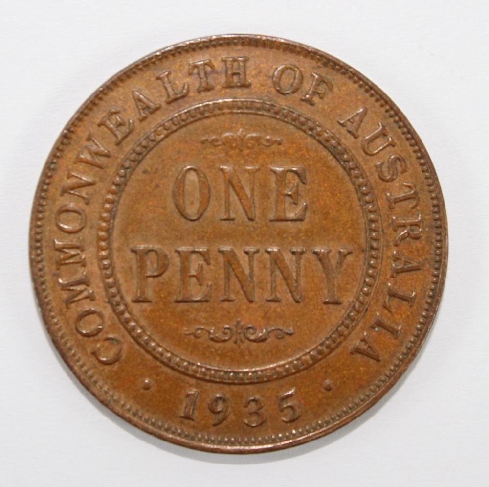 Australia 1935 Penny, virtu... image