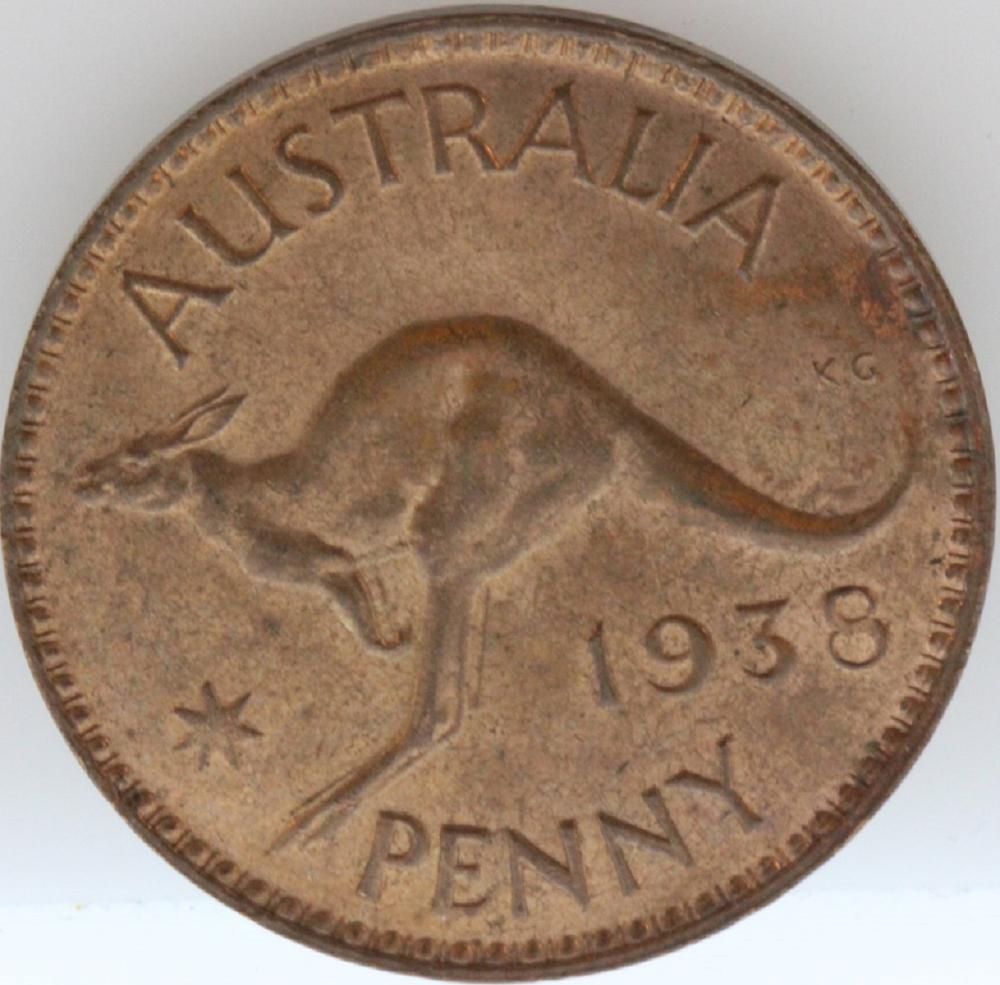 Australia 1938 Penny, near ... image