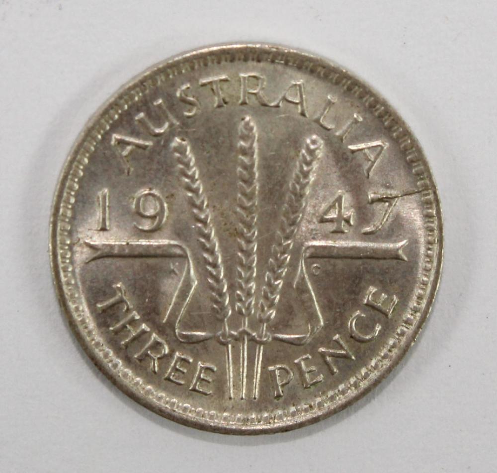 Australia 1947 Threepence, ... image