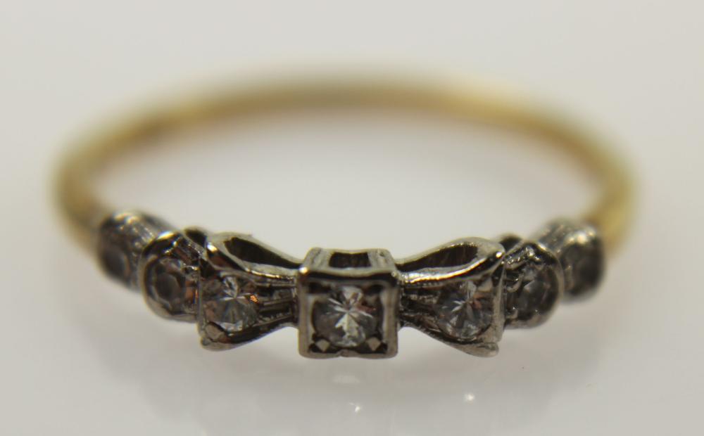 Diamond Bridge Ring in 18ct... image