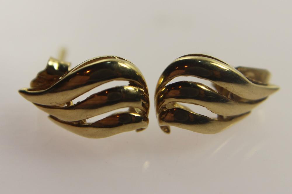 Earrings in 9ct Yellow Gold... image