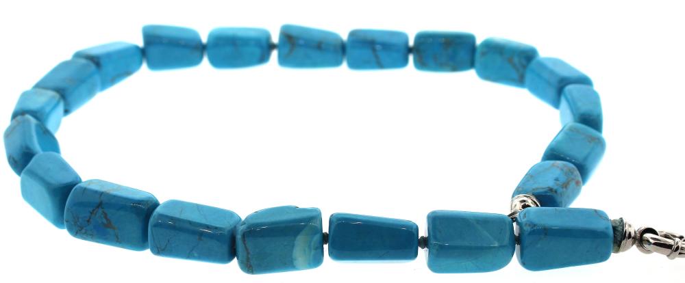 Heavy Turquoise Bead Neckla... image