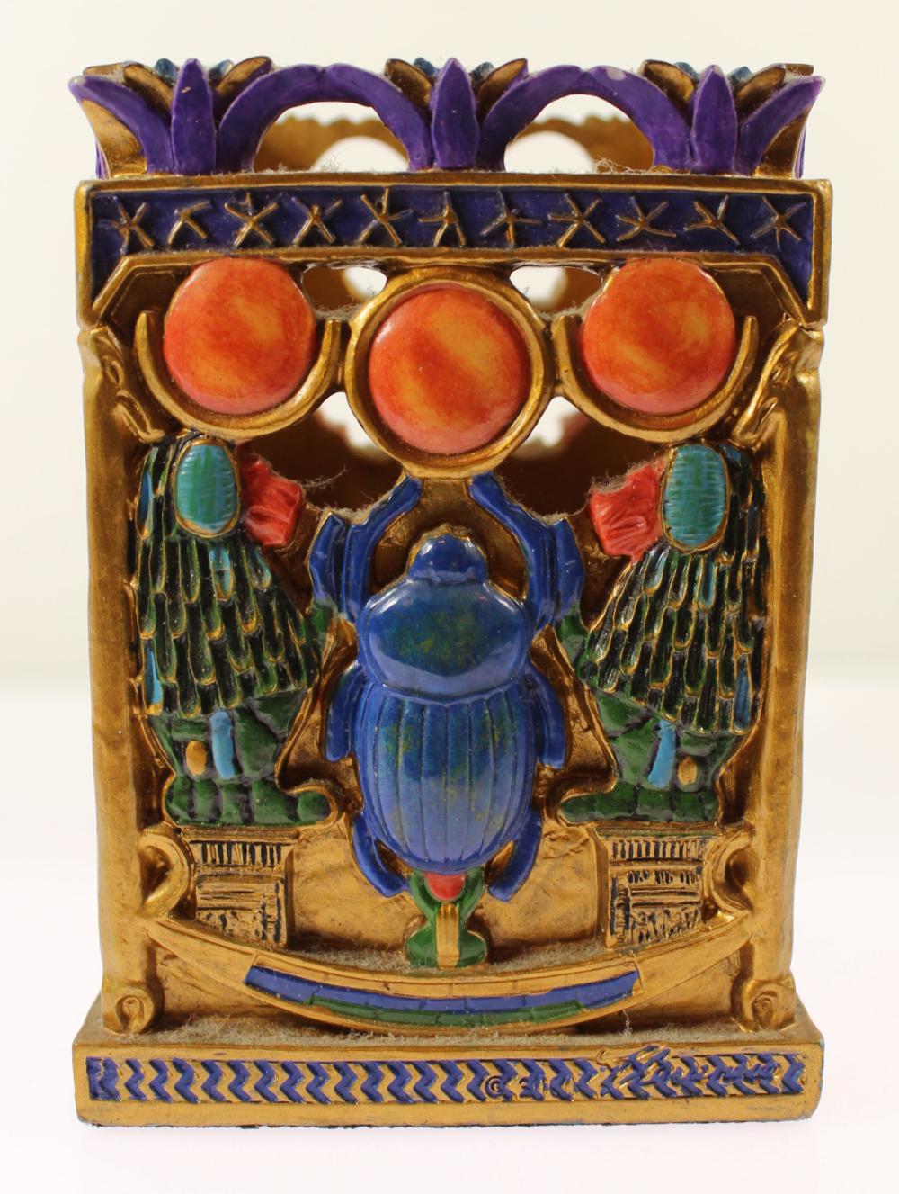 Egyptian-revival Painted Co... image