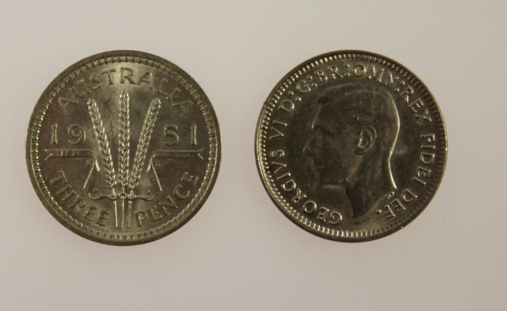 Australia 1951 (M) & 1951 P... image