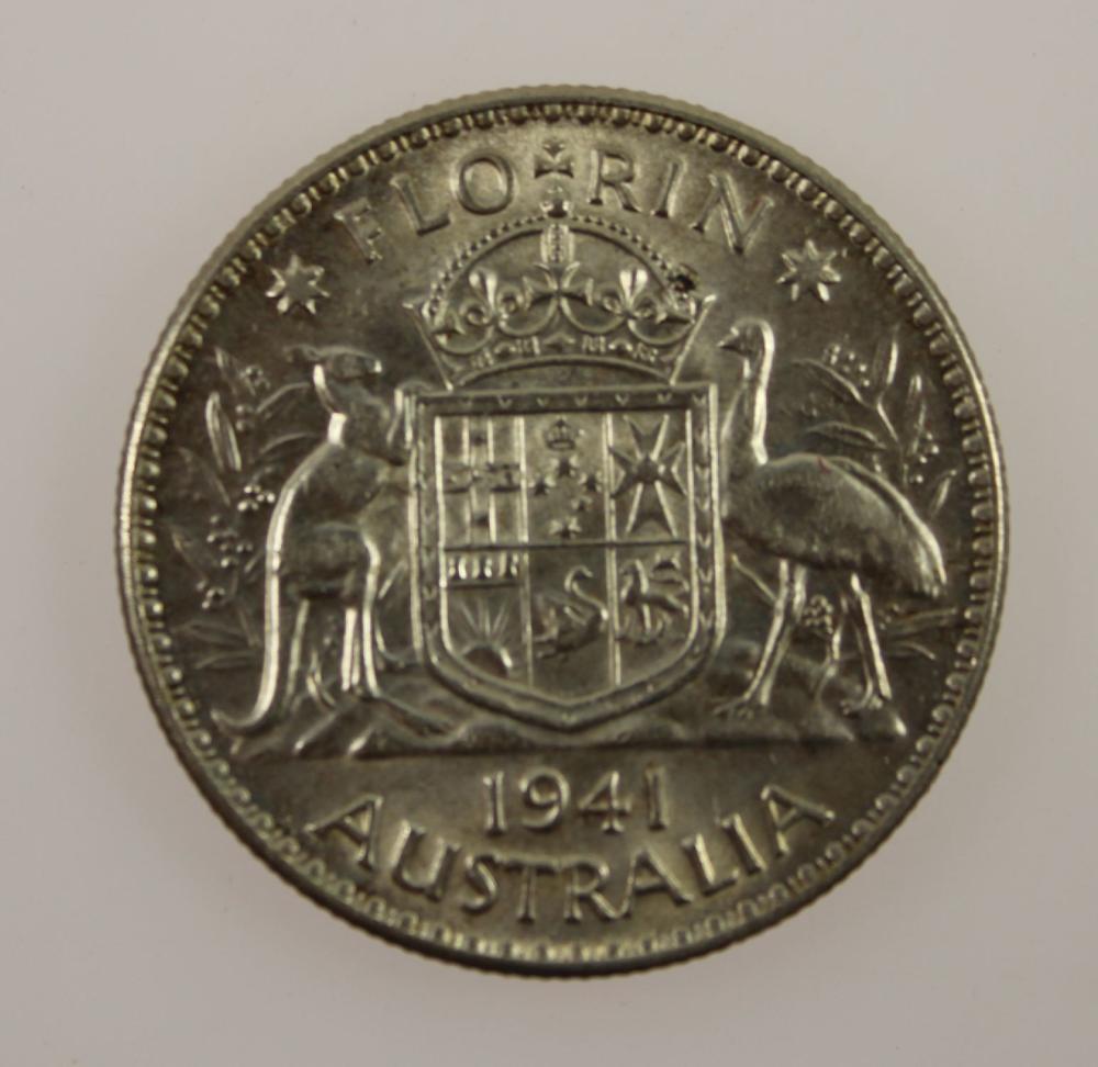 Australia 1941 Florin, Unci... image