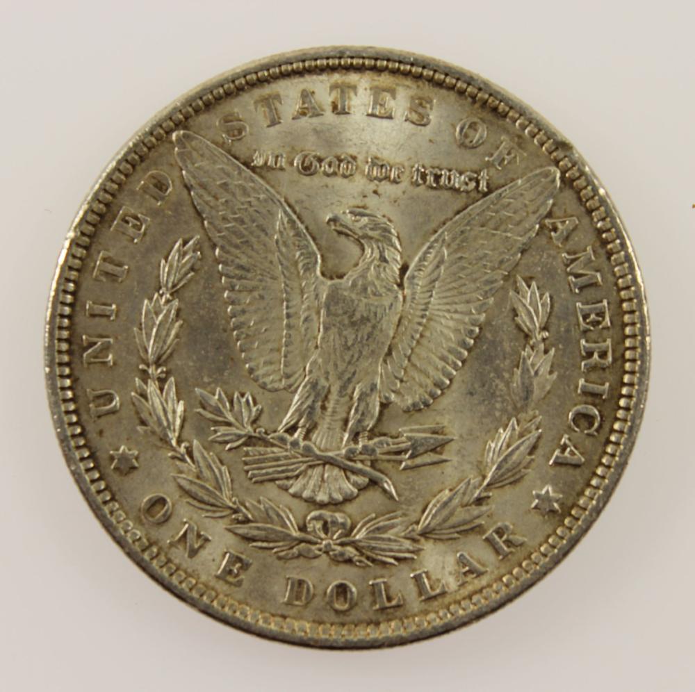 USA 1889 Morgan Silver (900... image