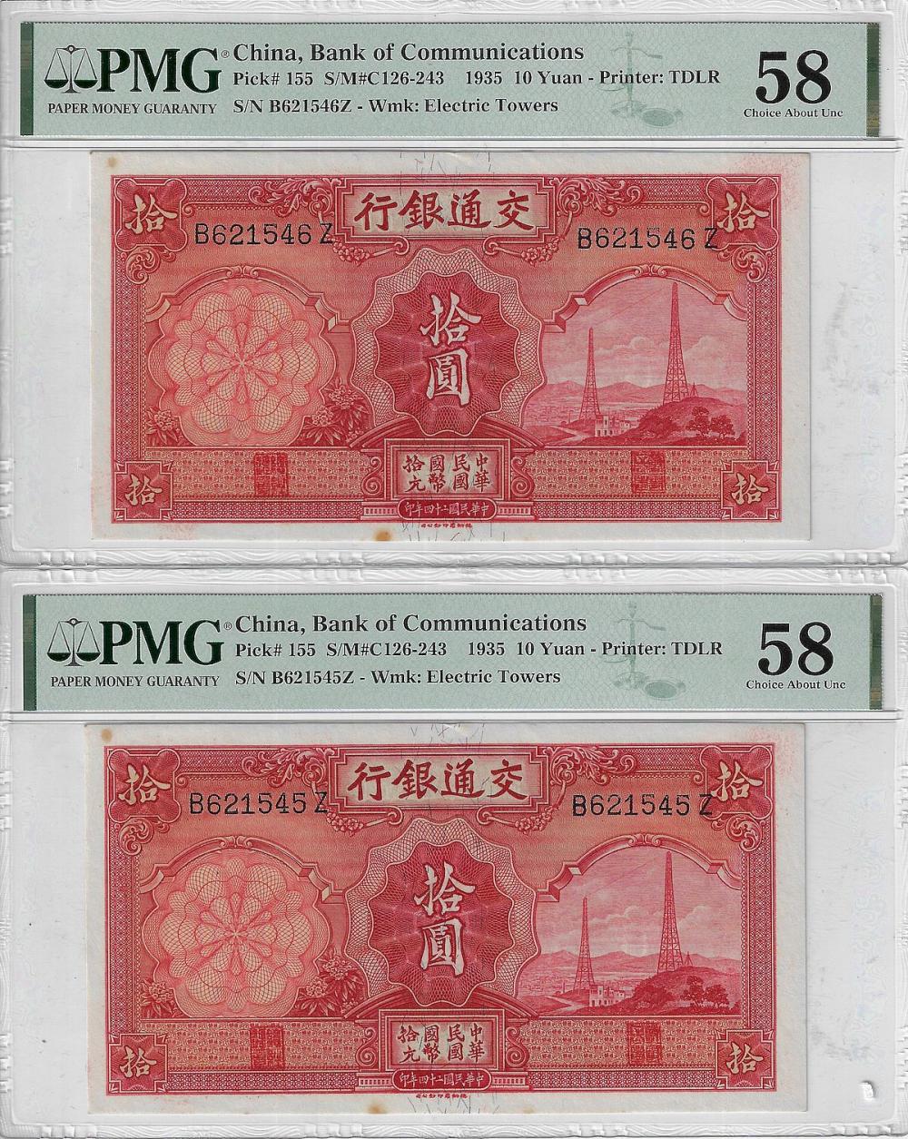 China 1935 'Bank of Communi... image