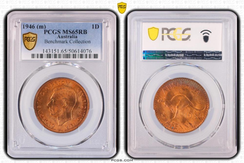 Australia 1946 Penny, PCGS ... image