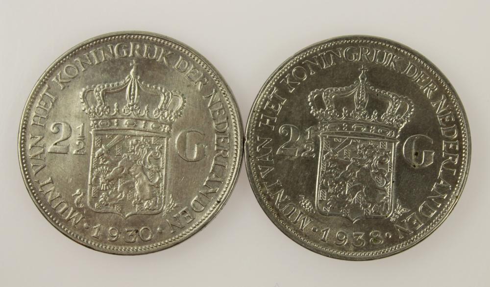 Netherlands 1930 & 1938 Sil... image