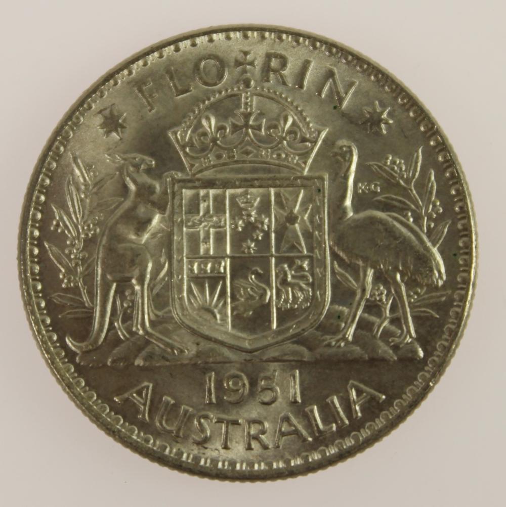 Australia 1951 Florin, Choi... image