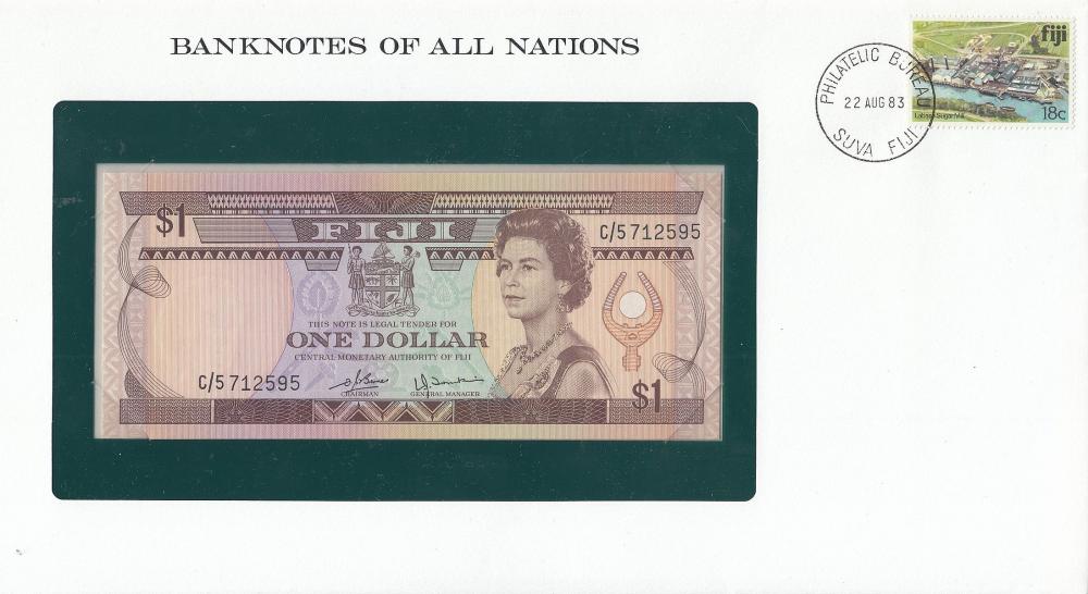 Fiji 'Barnes - Tomkins' $1 ... image