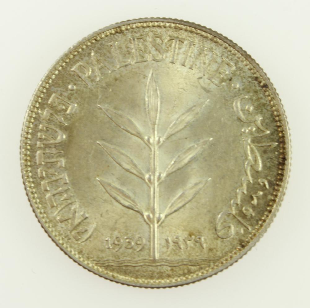 Palestine 1939 Silver (720)... image