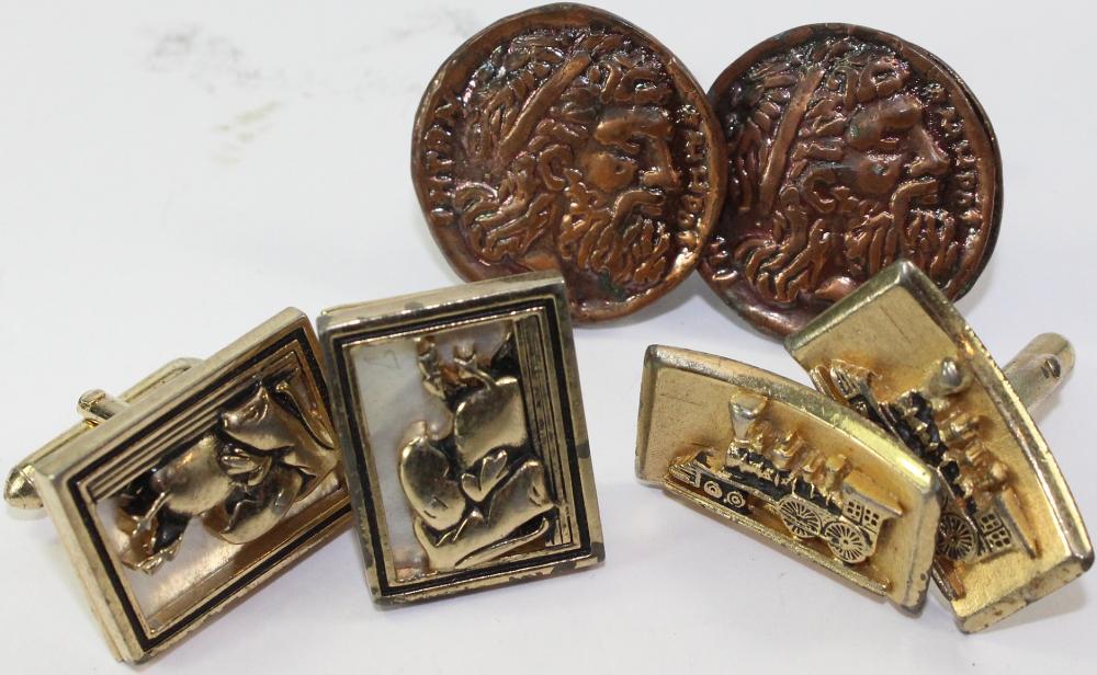 Vintage Cufflinks (3 sets) image