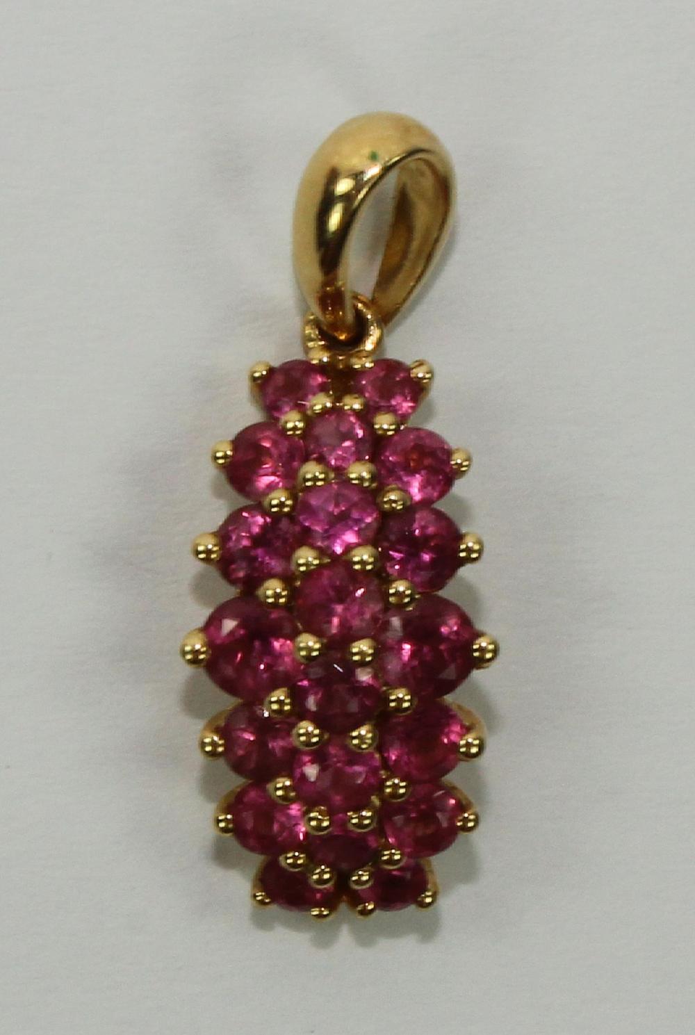 Modern Pendant in 14ct Yell... image