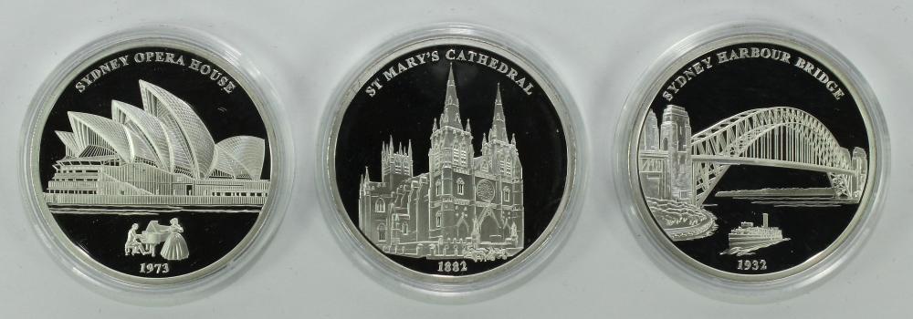 Australia Silverplate Medal... image