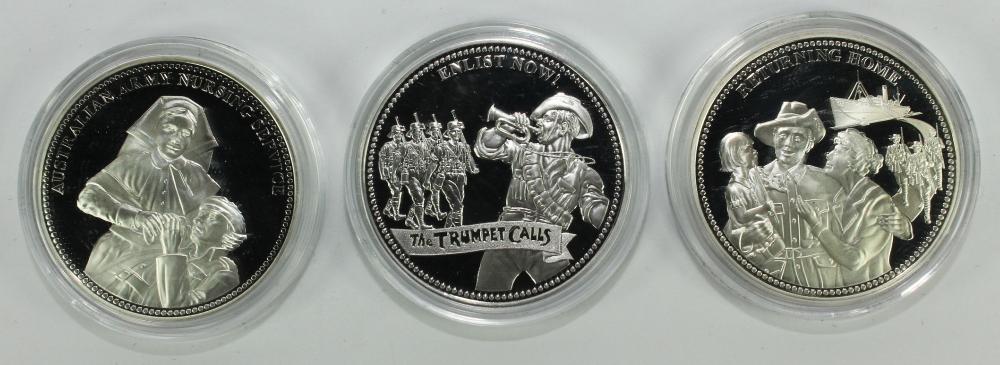 Australia Silverplate Medal... image