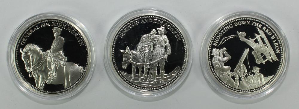 Australia Silverplate Medal... image